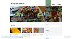 Desktop Screenshot of marylandfoode.wordpress.com