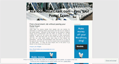 Desktop Screenshot of postalexam.wordpress.com