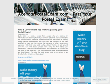 Tablet Screenshot of postalexam.wordpress.com