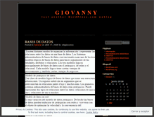 Tablet Screenshot of edggiovanny.wordpress.com