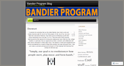 Desktop Screenshot of bandierprogramblog.wordpress.com
