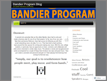 Tablet Screenshot of bandierprogramblog.wordpress.com