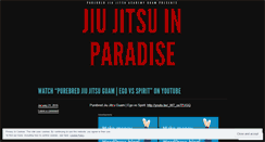 Desktop Screenshot of jiujitsusavedmylife.wordpress.com