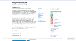 Desktop Screenshot of lospollitosdicen.wordpress.com