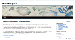 Desktop Screenshot of aboutblog048.wordpress.com