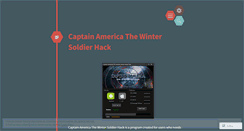 Desktop Screenshot of captainamericatwshack.wordpress.com