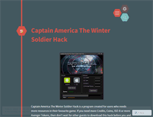 Tablet Screenshot of captainamericatwshack.wordpress.com