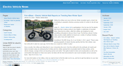 Desktop Screenshot of electricvehicle.wordpress.com
