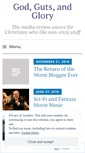 Mobile Screenshot of godgutsandglory.wordpress.com