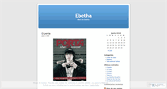 Desktop Screenshot of ebetha.wordpress.com