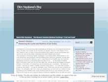 Tablet Screenshot of ellenhayakawa.wordpress.com