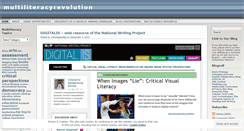 Desktop Screenshot of multiliteracyrevolution.wordpress.com