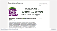 Desktop Screenshot of pocketmoneyhappens.wordpress.com
