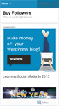 Mobile Screenshot of buyingfollowers.wordpress.com