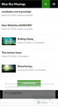 Mobile Screenshot of blueskypoet.wordpress.com