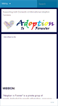 Mobile Screenshot of adoptionisforever.wordpress.com