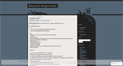 Desktop Screenshot of m4skoko.wordpress.com