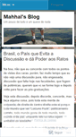 Mobile Screenshot of mahhal.wordpress.com