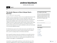 Tablet Screenshot of ablackburnwriter.wordpress.com