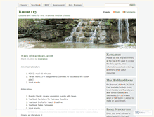 Tablet Screenshot of mrsbraman.wordpress.com