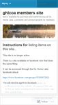 Mobile Screenshot of ghlcoa.wordpress.com