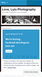 Mobile Screenshot of loveluluphoto.wordpress.com