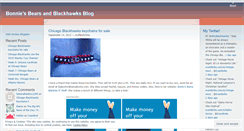 Desktop Screenshot of mybearsandblackhawksblog.wordpress.com