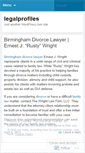 Mobile Screenshot of legalprofiles.wordpress.com