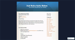 Desktop Screenshot of buku2nd.wordpress.com