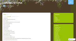 Desktop Screenshot of chasingutopia.wordpress.com