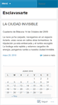 Mobile Screenshot of esclavasarte.wordpress.com