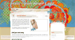 Desktop Screenshot of frecklesbeautytherapy.wordpress.com