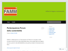 Tablet Screenshot of famminfissi.wordpress.com