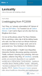 Mobile Screenshot of lexicality.wordpress.com