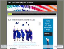 Tablet Screenshot of fasteducationexpress.wordpress.com