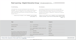 Desktop Screenshot of digitalinteractivegroup.wordpress.com