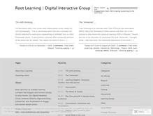 Tablet Screenshot of digitalinteractivegroup.wordpress.com