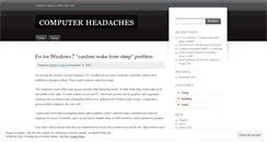 Desktop Screenshot of hwswheadaches.wordpress.com