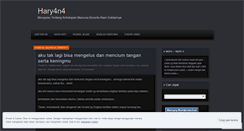 Desktop Screenshot of hary4n4.wordpress.com