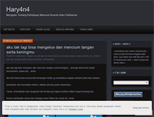 Tablet Screenshot of hary4n4.wordpress.com