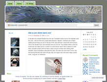 Tablet Screenshot of itsallablur.wordpress.com