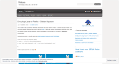Desktop Screenshot of mistura.wordpress.com