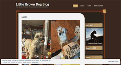 Desktop Screenshot of littlebrowndogblog.wordpress.com