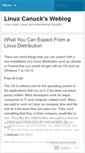 Mobile Screenshot of linuxcanuck.wordpress.com