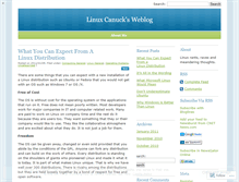 Tablet Screenshot of linuxcanuck.wordpress.com