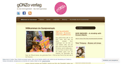 Desktop Screenshot of gonzoverlag.wordpress.com