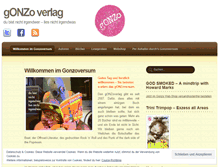 Tablet Screenshot of gonzoverlag.wordpress.com