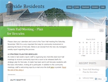 Tablet Screenshot of baysideresidents.wordpress.com