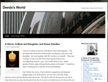 Tablet Screenshot of deedaworld.wordpress.com