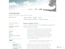 Tablet Screenshot of cyberdisciple.wordpress.com